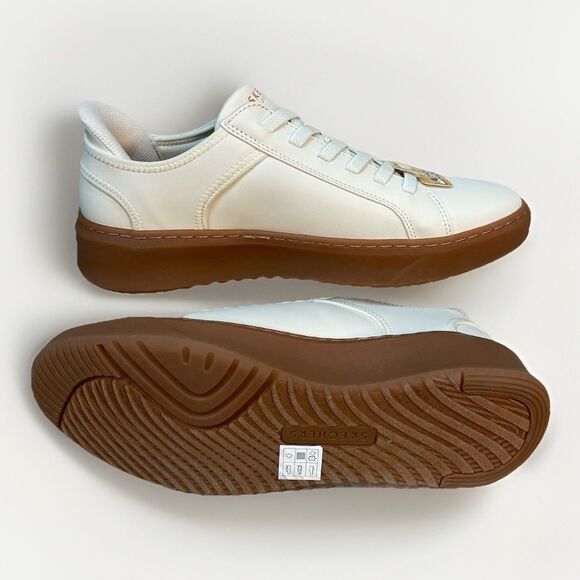 Skechers Slip-ins Court Break Double Vented Men Size 10.5 White Sneakers Shoes main image 4